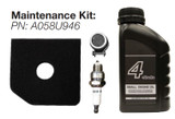 Cummins Onan P4500i Maintenance Kit with Engine Oil, Spark Plug, and Air Filter