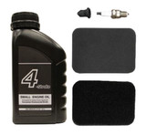 Cummins Onan P9500df Dual Fuel Maintenance Kit with Engine Oil, Air Filters, and Spark Plug