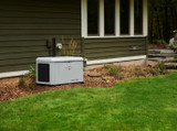 Home with new Briggs & Stratton 26kW Standby Generator 40803 Installed