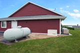 Generac Propane Tank Monitor on a Large LP Tank