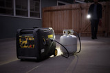 The Champion Duel Fuel Inverter Generator for Home Backup Running on Propane