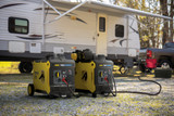 Two Champion 3500 Watt Quiet Generators Connected in Parallel to Power a Travel Trailer RV 