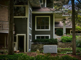 Home Backyard Installation of the Briggs and Stratton 22kW Standby Generator 18 inches from the House