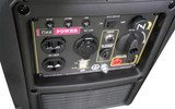 RVMP Flex Power 2200i Control Panel with Receptacles, Circuit Breakers, Display, USB, 12-VDC, and Parallel Ports