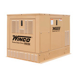 Winco 12kW Standby Generator Rear Left View