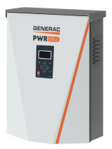 Generac 7.6kW Inverter Converts Power from Solar Panels, Grid, or Generator for Use in the Home or Storage in the Batteries or from the Batteries for Use in the Home.