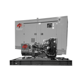 WildCat Roughneck 60kW Generator Single Phase Open Skid Design. Optional Cat-5 Hurricane Rated Steel Enclosure Behind the Generator