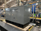 WildCat Roughneck 60kW Generator with Optional Steel Enclosure On a Pallet in the Factory