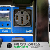 The120/240-Volt 50-Amp Receptacle—Connect the XP15000HX to a Transfer Switch and Power Your Entire Home