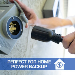 The DuroMax L1430 Cord is Perfect for Home Backup - Plug into any L14-30P Transfer Switch Inlet Box