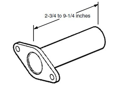 Cummins Onan 7 Inch Downtube Adapter | 155-2424