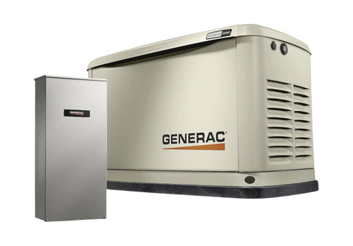 26kW Generac 7291 Generator Air-Cooled Guardian Series with 200-Amp ATS + Smart Grid Ready for Peak Demand Use