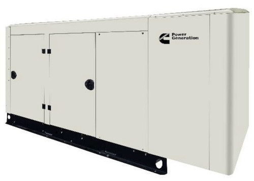 Cummins 100kW Generator RS100 Quiet Connect Series. 120/208-Volts 3 Phase. NG/LP Operation. Sound Level 1 Option.