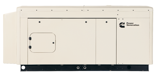 Cummins C30D6 30kW Diesel Generator Preconfigured, No Fuel Tank, Sound Level 1 Enclosure, Sandstone Finish