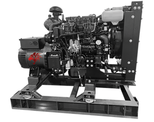 Wildcat Frontier 15kW Diesel Generator Open Skid Design for Prime or Continuous Power Applications
