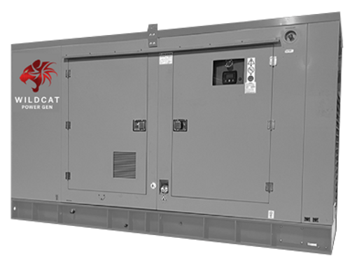 WildCat Sentinel 40kW Generator Single Phase With Optional Cat-5 Hurricane Rated Steel Enclosure 