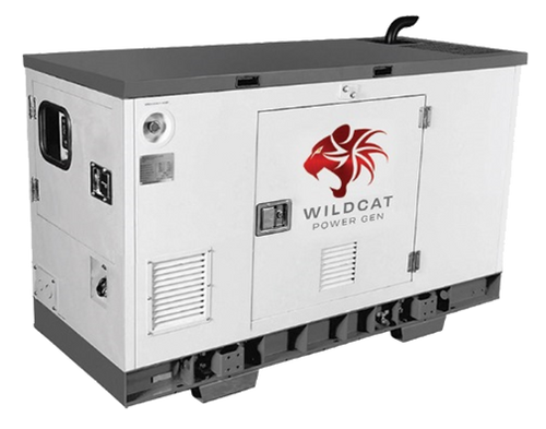 Wildcat Freedom 10kW Diesel Generator with Level II Commercial Steel Enclosure for Standby, Prime, or Continuous Power Applications