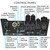 Westinghouse WGen9500DFc Control Panel with Fuel Selector, Push Button Start, Engine On/Off, 120-Volt 20-Amp GFCI Outlets +20 Amp Breakers, 120/240-Volt 30-Amp and 50-Amp Outlets + 30 Amp Breaker & Main Circuit Breaker, VFT Meter, ST Switch, CO Shutoff Indicator