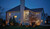 Night View of a Home During a Power Outage with All the lights and power to appliances with a 22kW Briggs and Stratton Generator