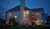 Night View of a Home During a Power Outage with All the lights and power to appliances with a 18kW Briggs and Stratton Generator