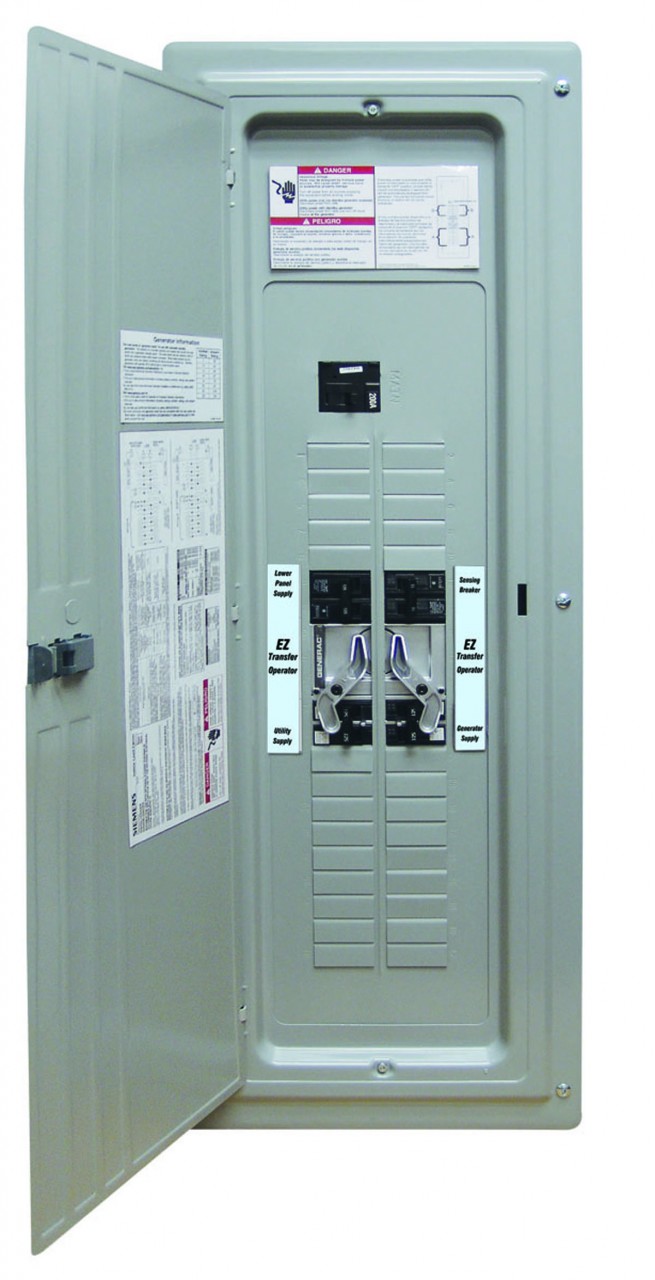 Generac GenReady Advanced Load Center & Transfer Switch, Nema 1