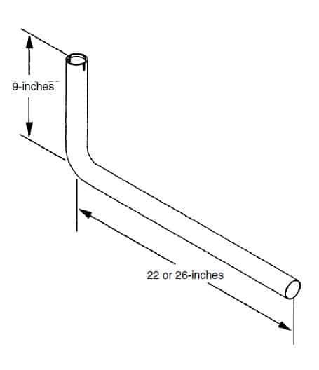 Cummins Onan Tailpipe and Exhaust Kit 22 Inch | 155-3481-01