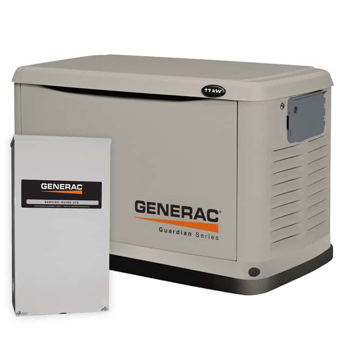 Norwall—Generac Guardian 6438—11kW Home Standby Generator & 200A