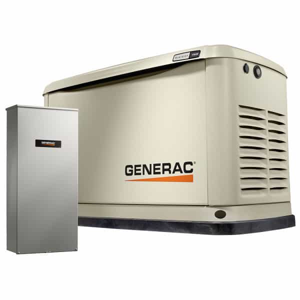 11kW Generac 7032 Home Backup Generator + 16 Circuit ATS—Norwall