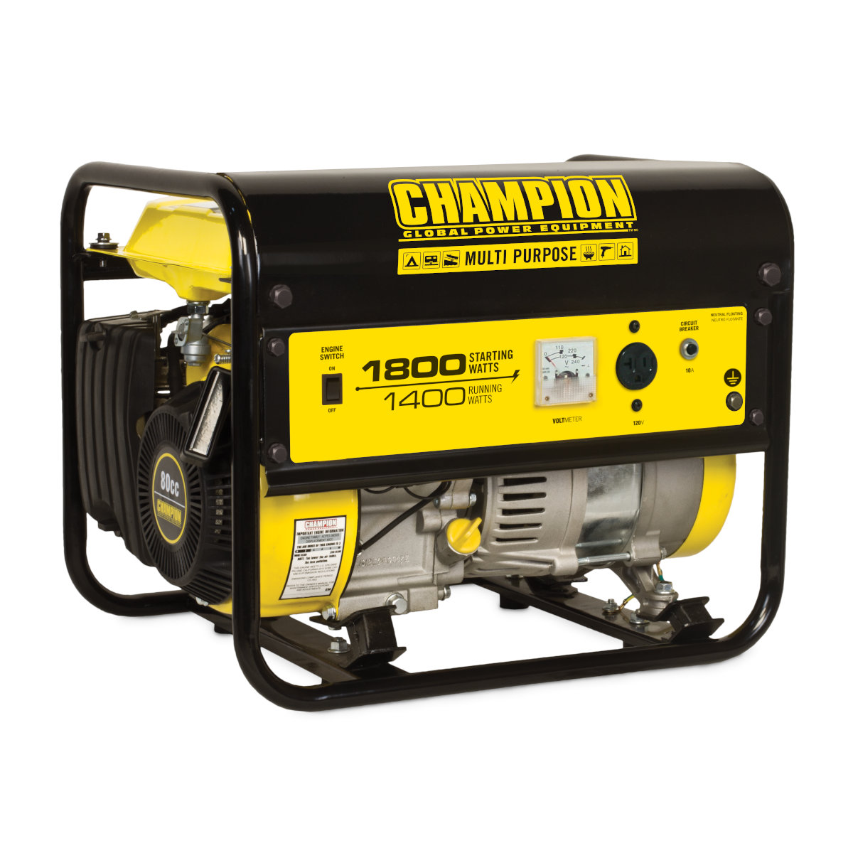 Champion 1400 Watt—1800 Watt Generator |Norwall