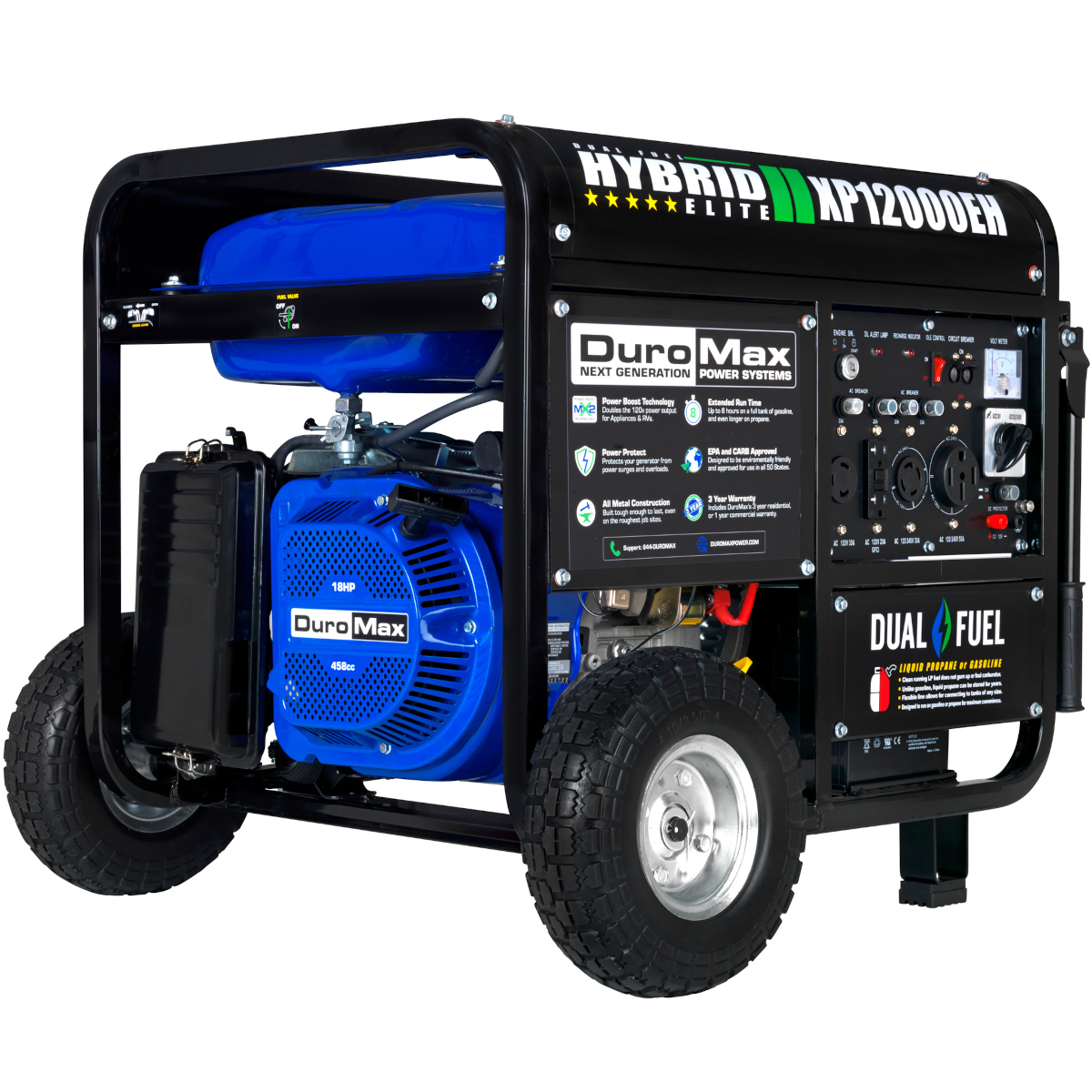 DuroMax XP12000EH Dual Fuel 12000 Watt Generator | Norwall