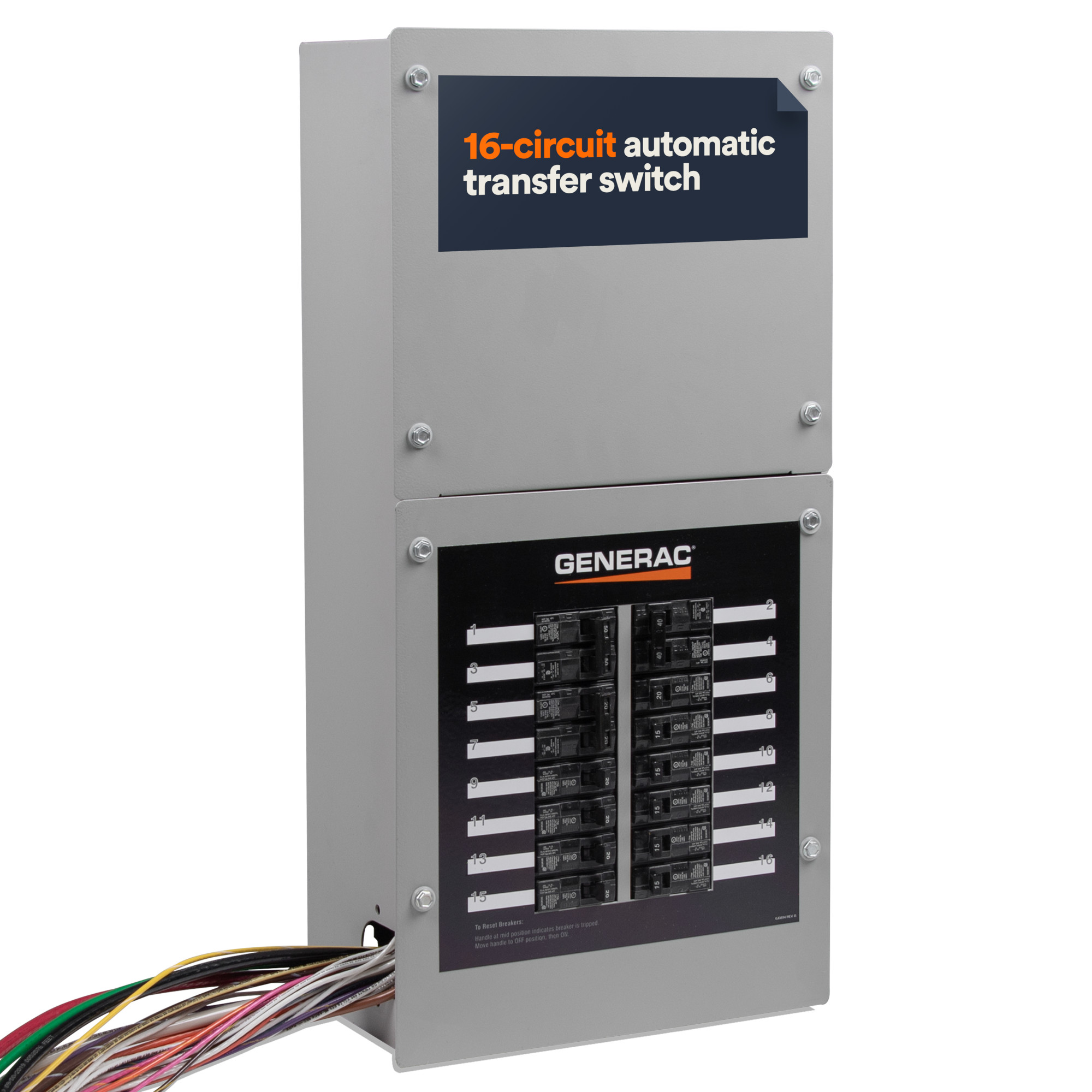 【正規品直輸入】 16-Circuit 100A Generac RXG16EZA1 Pre-Wired Norwall | ATS 洋楽