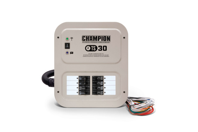 Champion 30-Amp Manual Transfer Switch