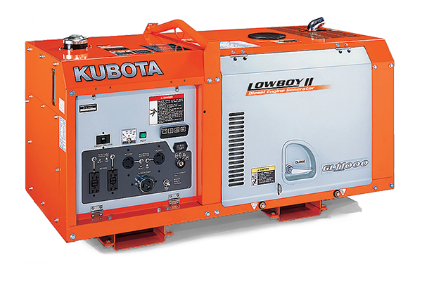 Kubota Lowboy GL11000 11kW Portable Diesel Generator