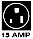 NEMA Configuration of inlet 5-15