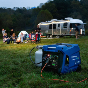 Westinghouse iGen4500 Dual Fuel Powering an Airstream RV Trailer