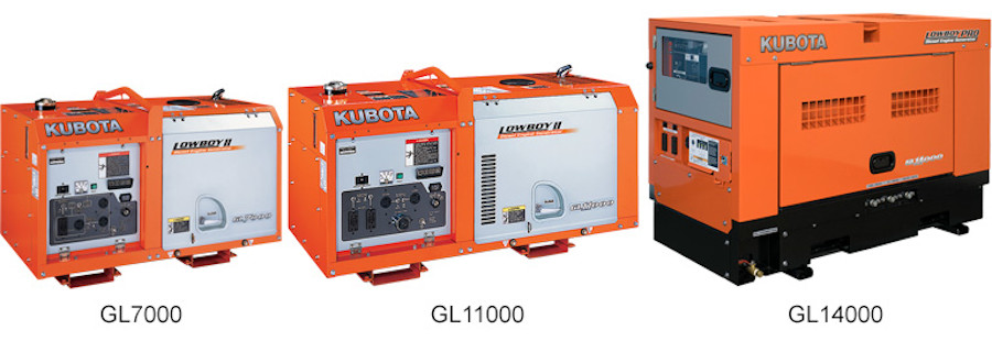 Kubota Lowboy II GL Series Portable Diesel Generators