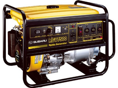 RGV7500E Subaru Robin Electric Start Portable Generator - Norwall