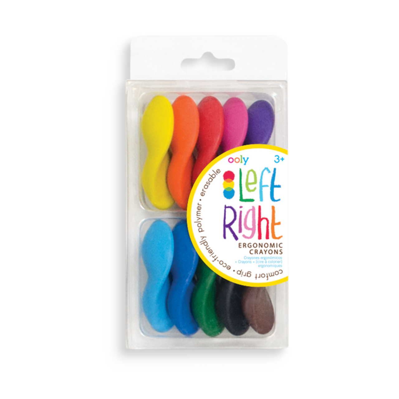 Lefty or Righty Crayons - Set of 10