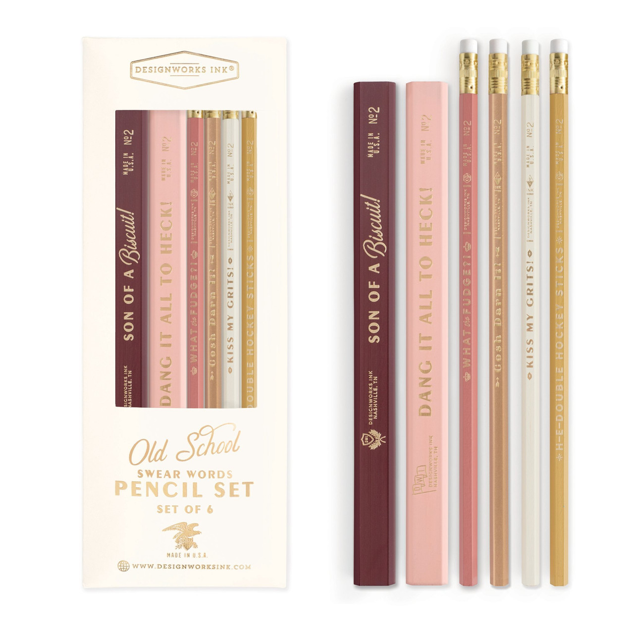 PENCIL SET | OLD SCHOOL SWEAR WORDS