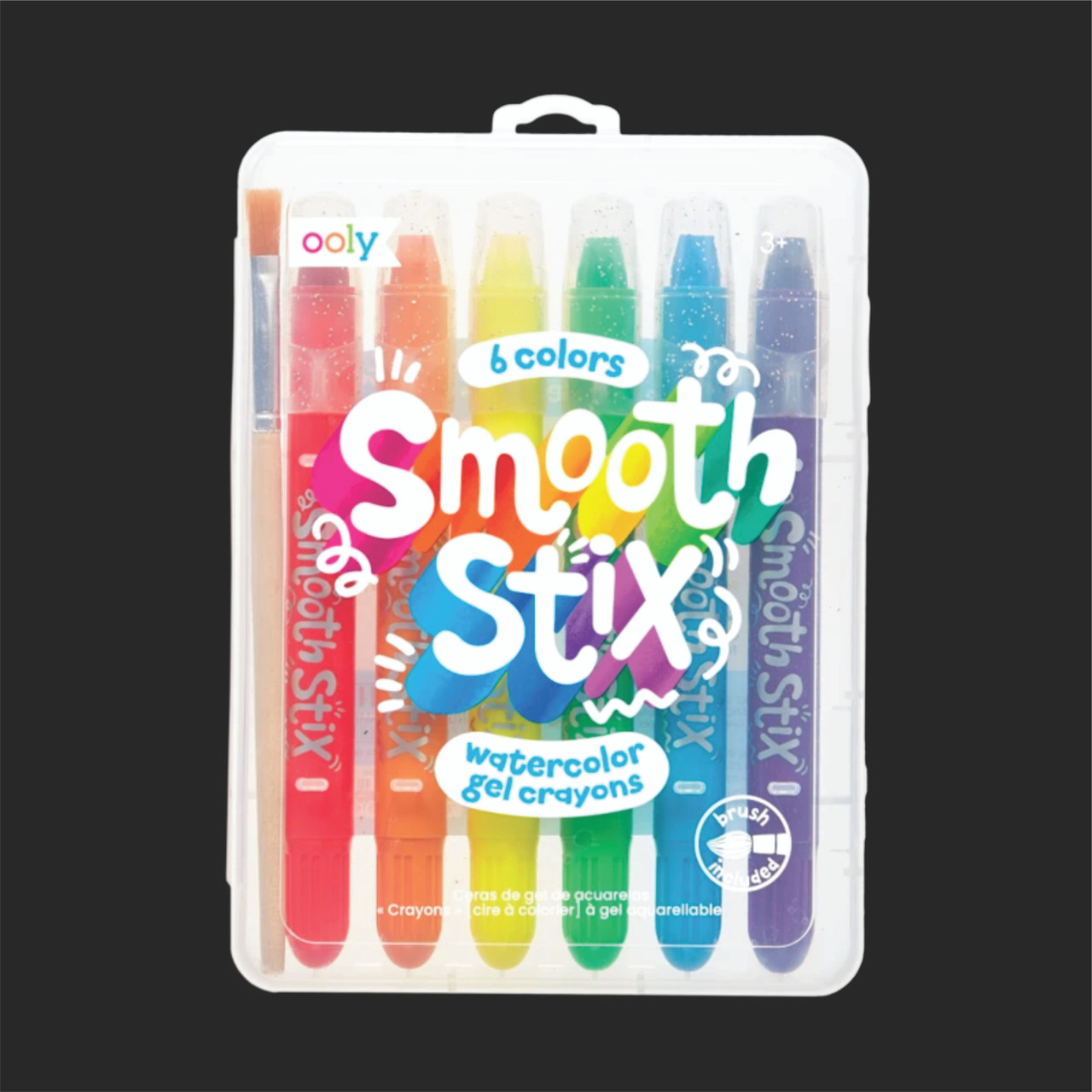 smooth stix watercolor gel crayons - set of 6 - Where'd You Get