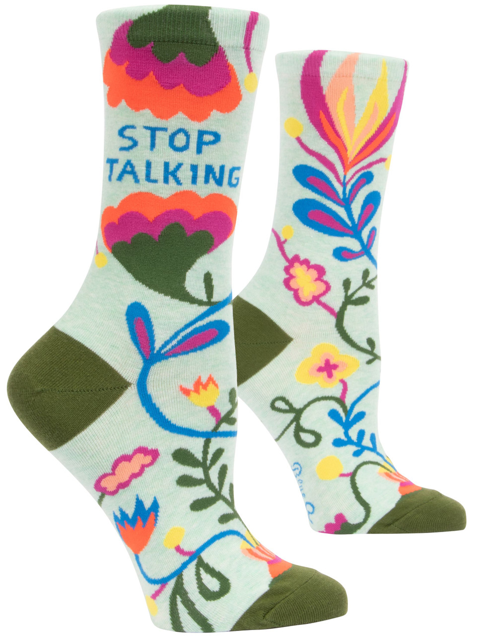 Stop Talking - Women's Crew Socks