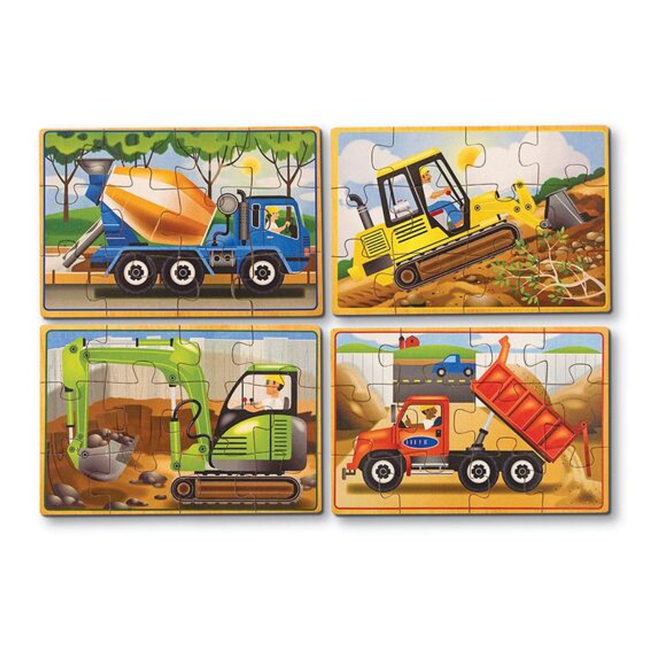 Construction Jigsaw Puzzles in a Box