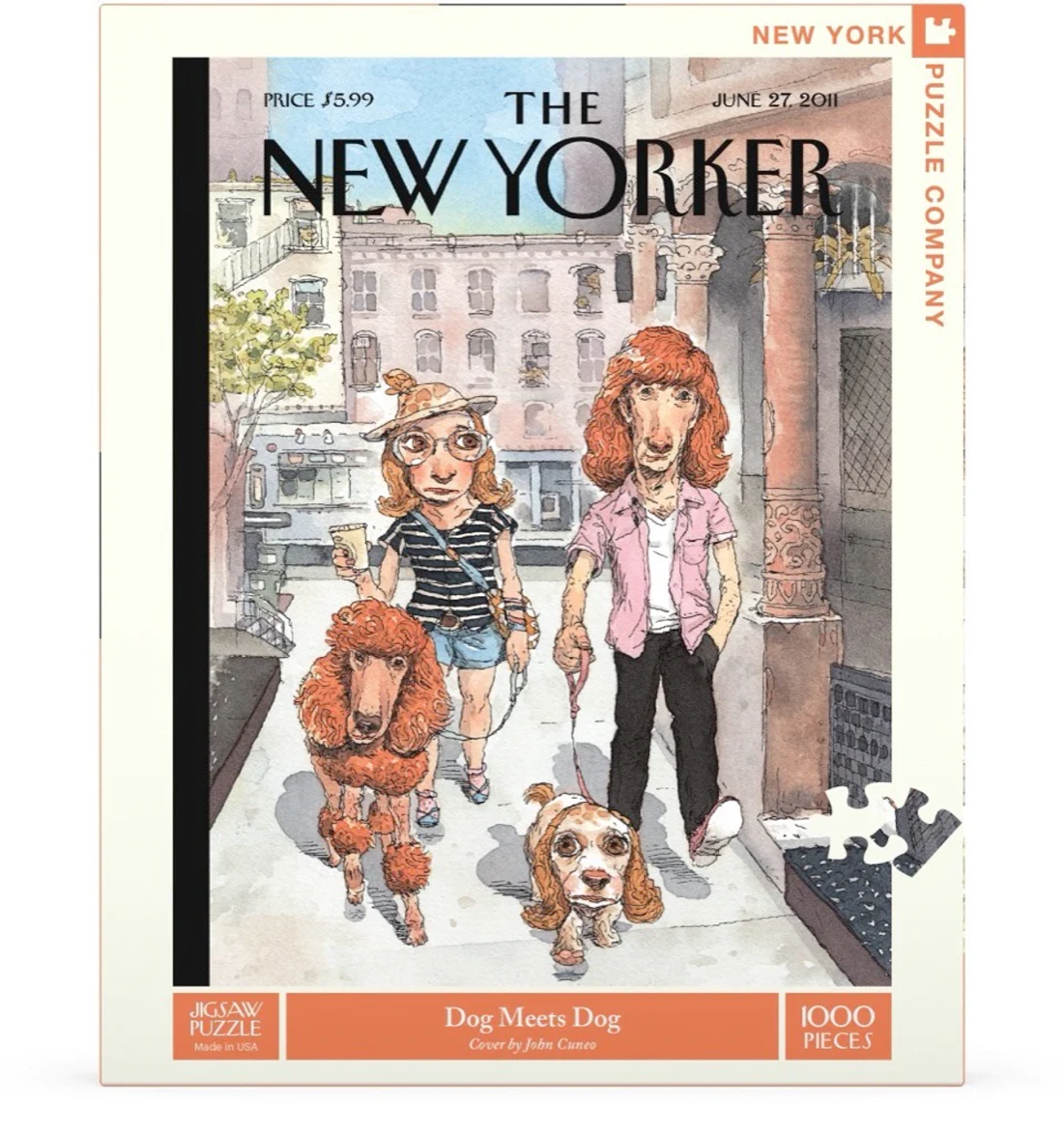 Dog Meets Dog - 1000 Pcs - New Yorker