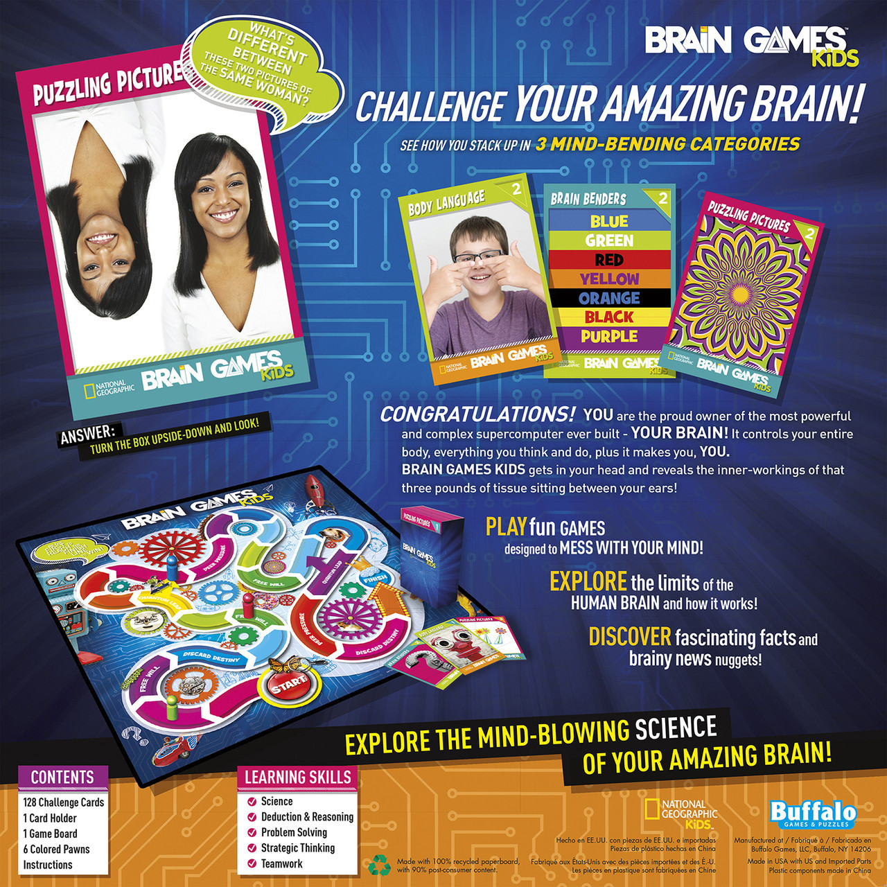 BRAIN GAMES KIDS - BUFFALO GAMES