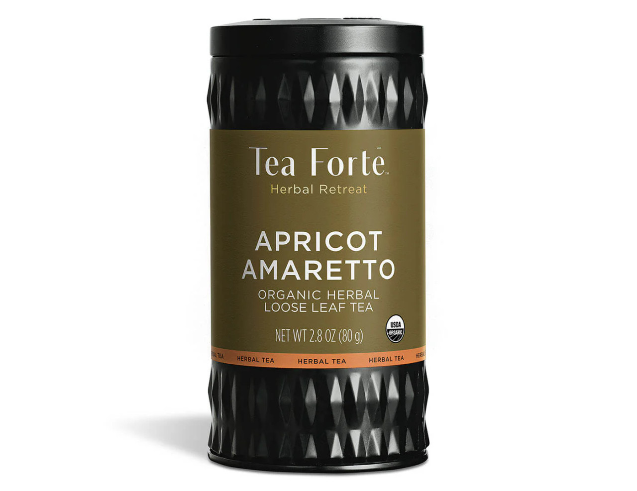 LOOSE LEAF TEA CANISTERS APRICOT AMARETTO - TEA FORTE