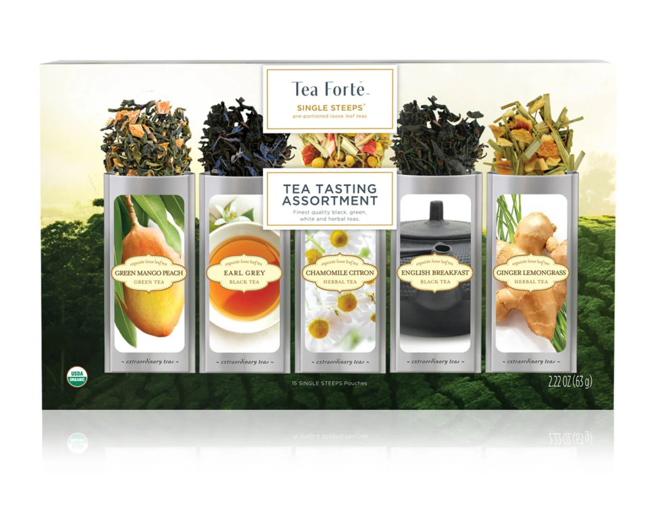 SINGLE STEEPS® TEA TASTING ASSORTMENT - TEA FORTE