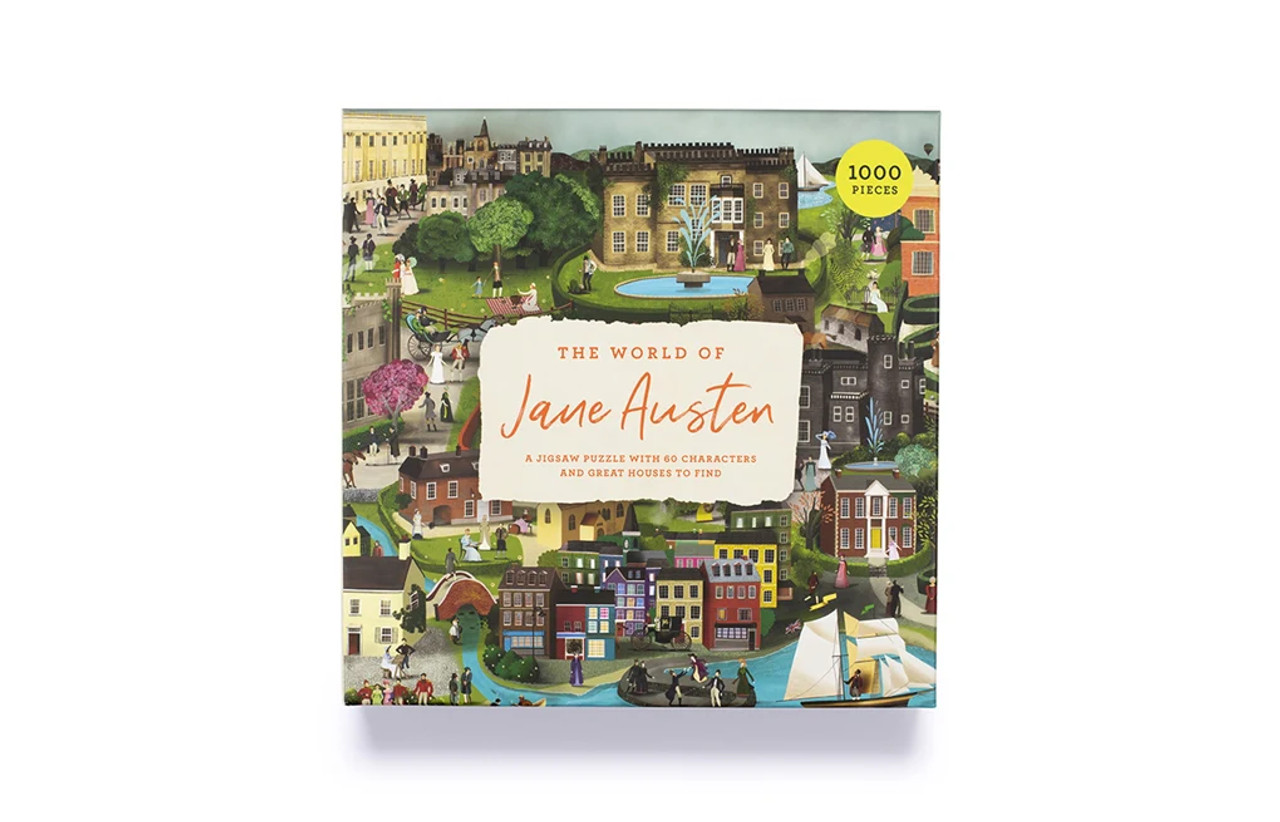 The World of Jane Austen - 60 Characters and Great Houses to Find - 1000 PIECE PUZZLE
