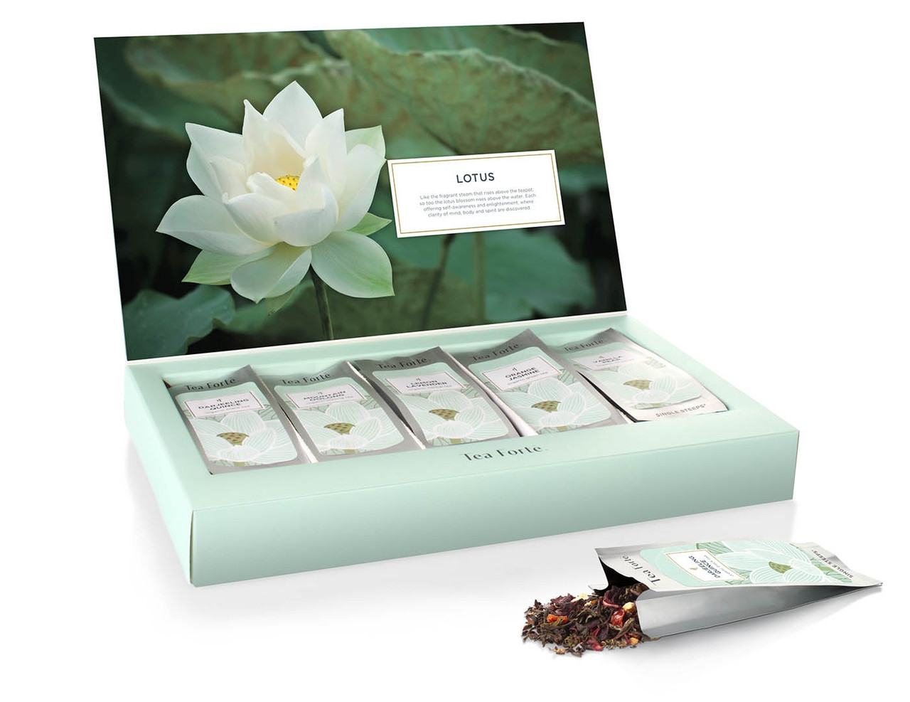 Lotus Single Steeps Organic Pyramid Tea Bags 