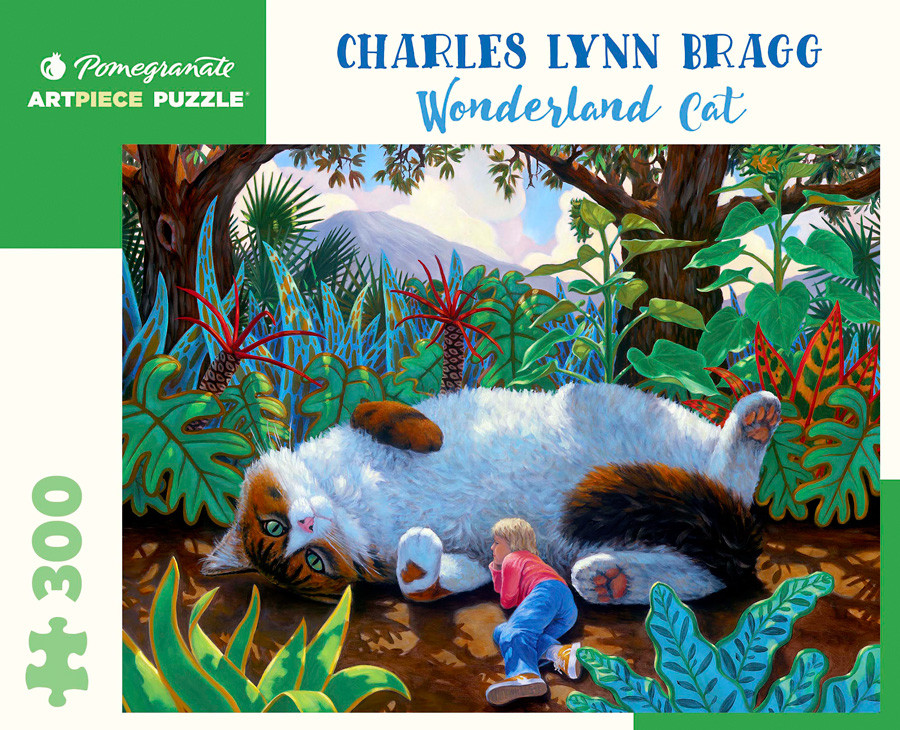 Charles Lynn Bragg: Wonderland Cat 300-Piece Jigsaw Puzzle - Where