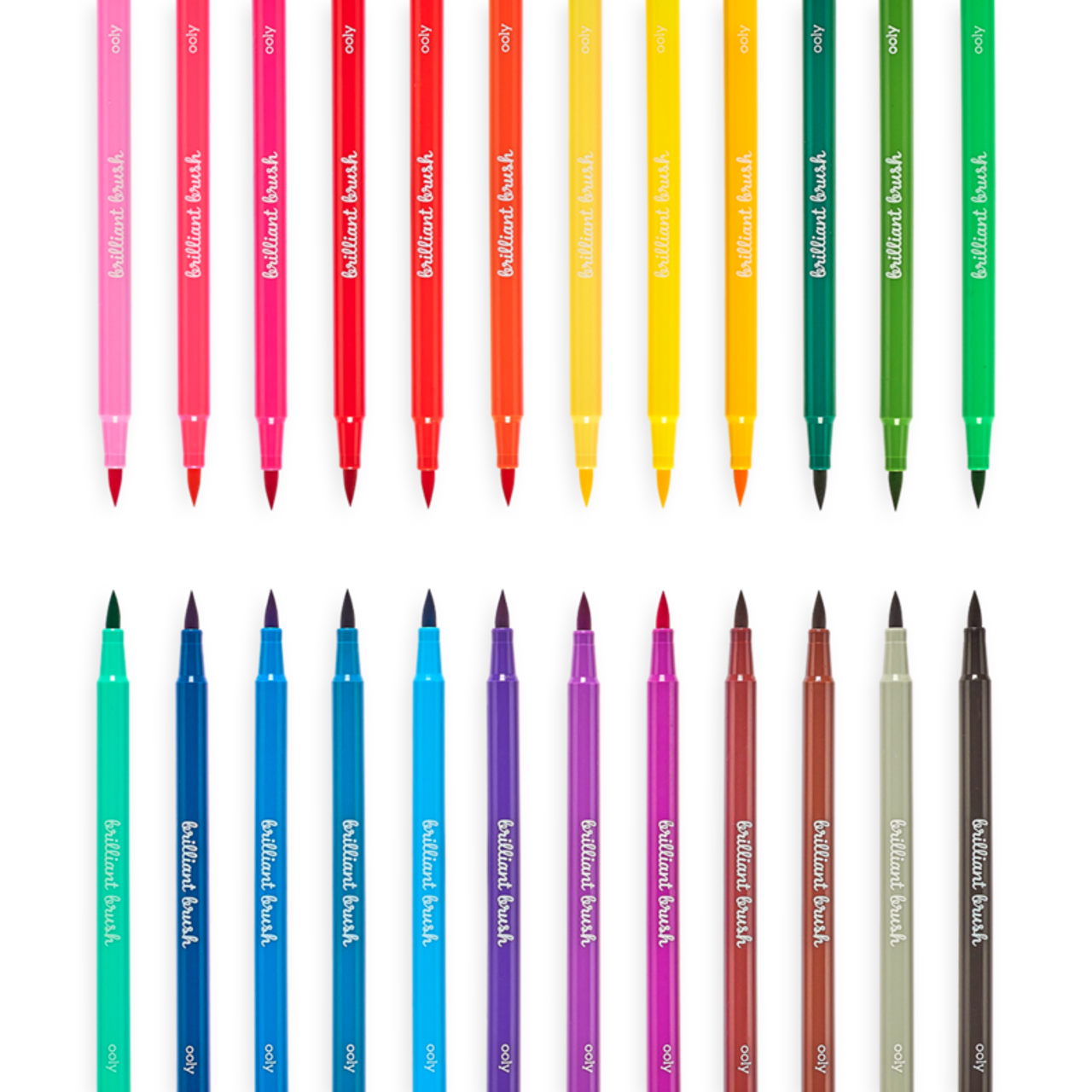 Brilliant Brush Markers - Set of 24